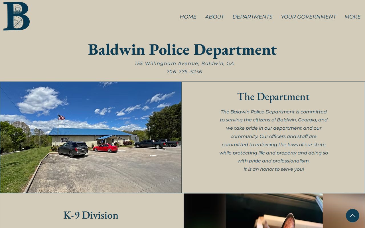 Baldwin police contact for Baldwin warrant record requests